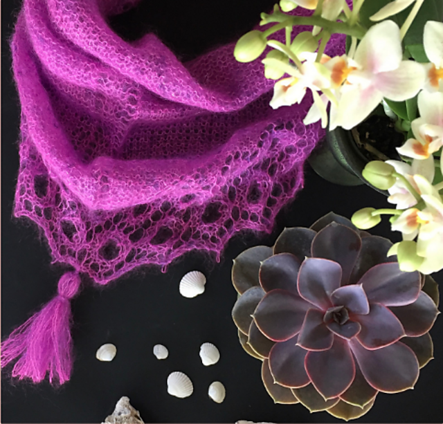 Florlet cowl med blonde