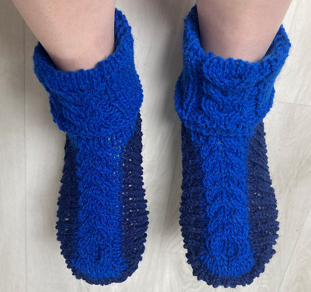 The Smurf slippers