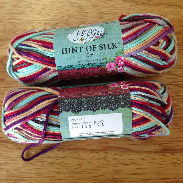 Ravelry Yarn Bee Hint of Silk Ombres