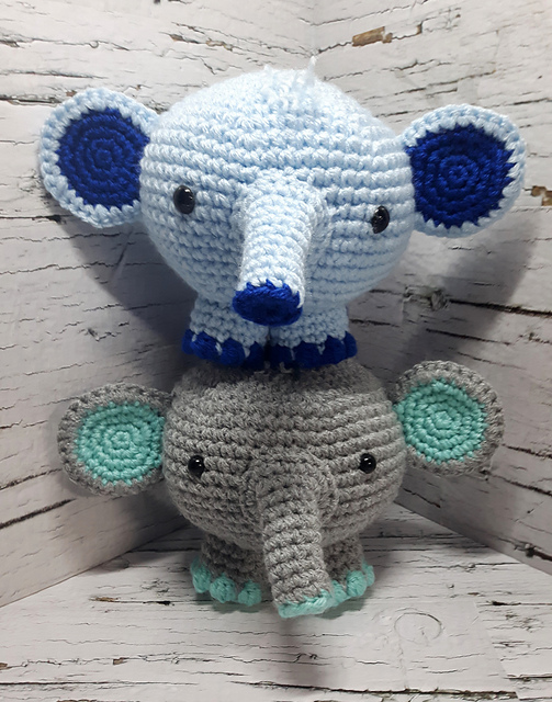 Amigurumi elephant