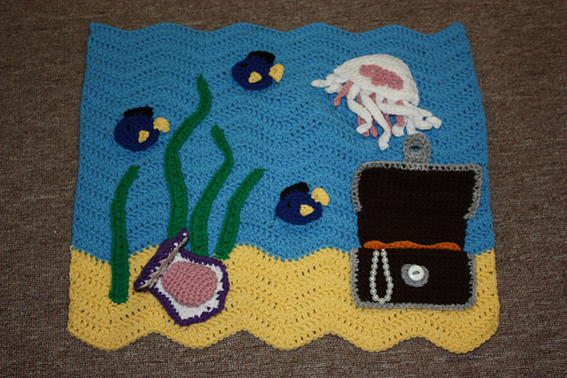 Ocean Fidget Blanket
