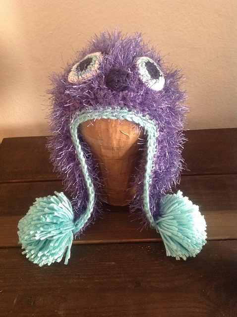 Fuzzy Monster Ear Flap Hat