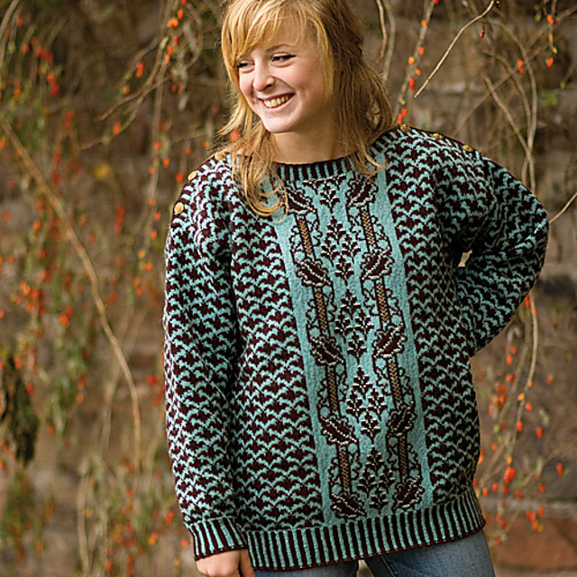 Härkeberga Vriden Bladbård Sweater