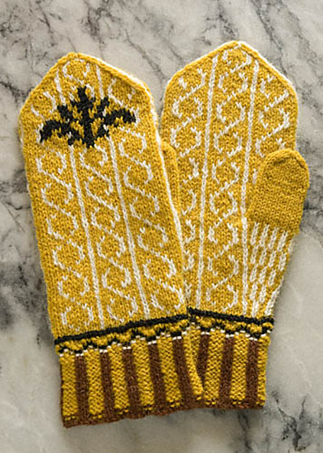Allerum Draperi och Bladknippe - mitten