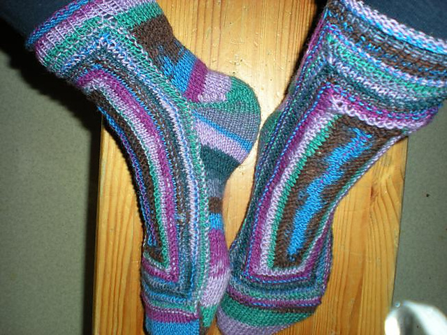 Damensocken mit Frontpatch 6522