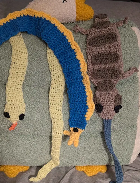 Headbands: Blue tongued Skink, Snake & Ribbon Eel
