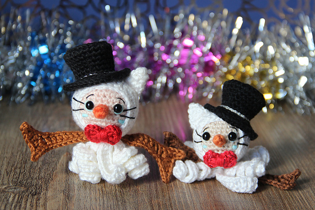 Octochat de Noël : la neige