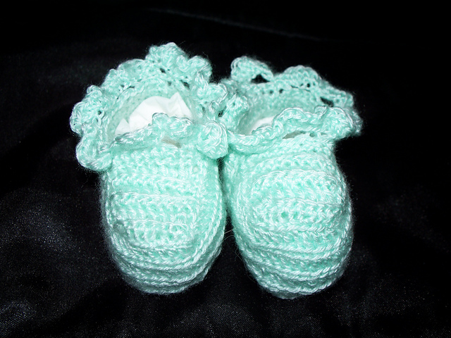 Chaussons crochetés