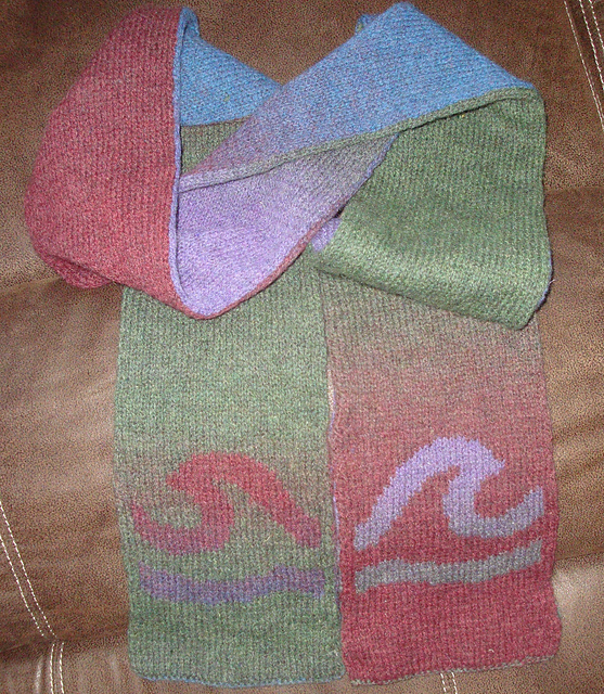 Discworld:  Land Under Wave Scarf