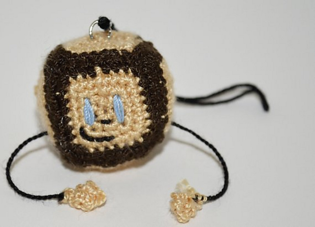 Ravelry: Markiplier Tiny Box Tim Keychain pattern by BobaGum