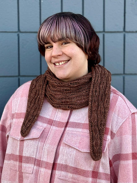 Chocolate Mousse Shawl