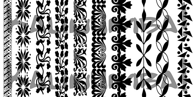 Doubleknitting scarf charts II