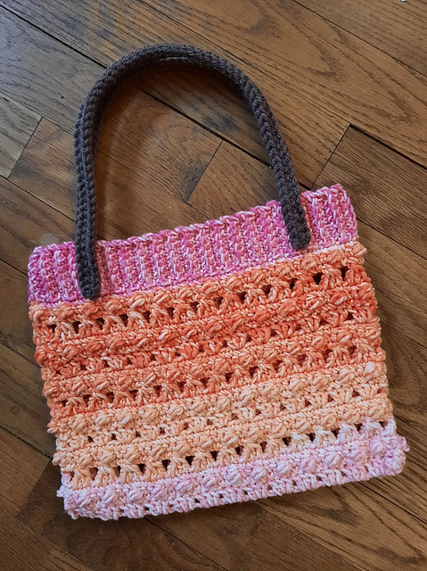 Textured Hourglass Handbag