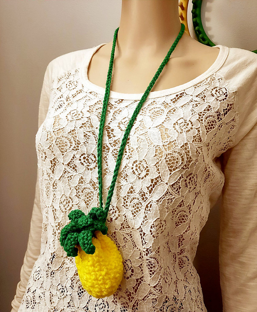 Pineapple Pouch Necklace