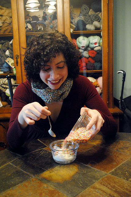 Rainbow Sprinkles Cowl