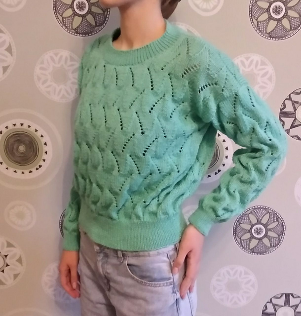 Turquoise sweater