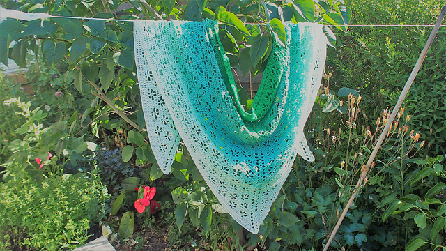 Orchid Shawl