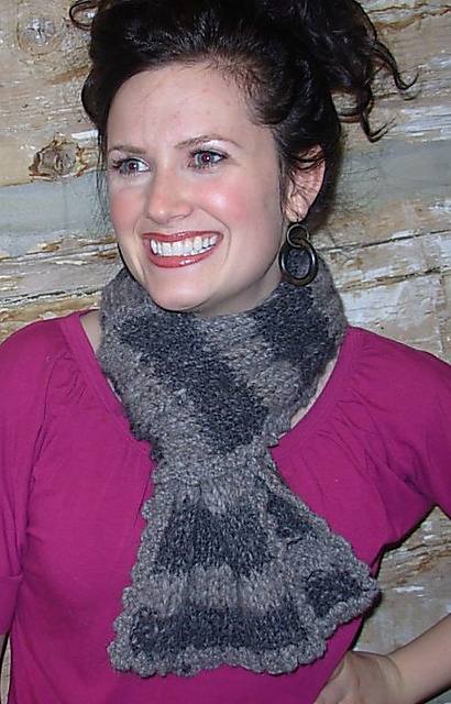 Striped Alpaca Scarf