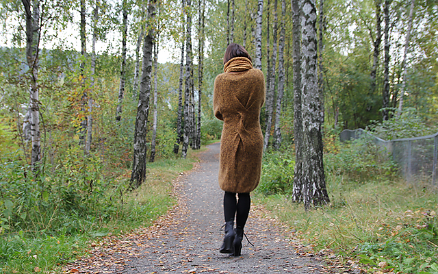 Coat with a twist / Jakke med tvist