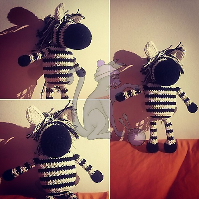 Amigurumi Zebra Toy