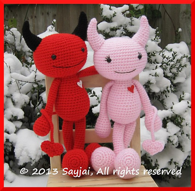 Devils in Love Amigurumi