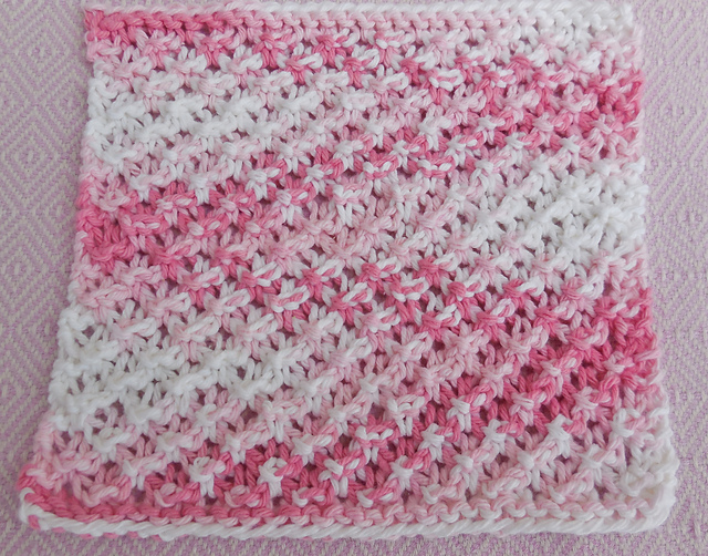 Knot-Stitch Dishcloth