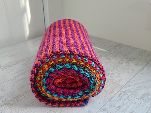 Mandala Striped Scarf