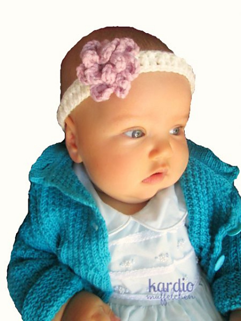 Headband "peonia"