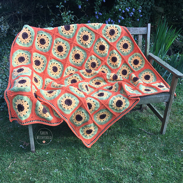 Sunny Sunflowers Blanket