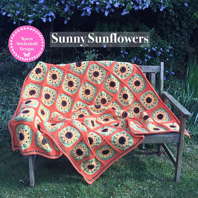 Sunny Sunflowers Blanket