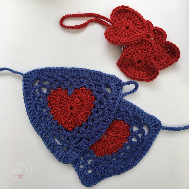 Valentine Bunting and Hearts