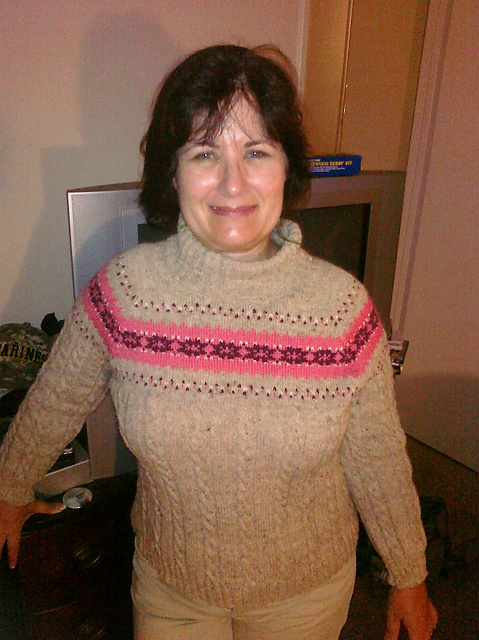 Hermione's Fair Isle & Cable GOF Turtleneck