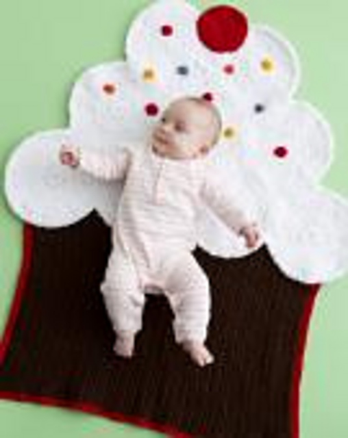 Cupcake Blanket and Hat
