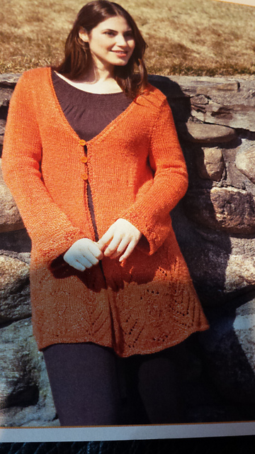 Pointelle Hem and Cuff Cardigan