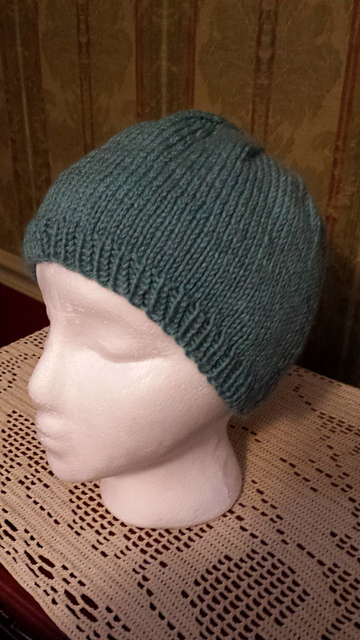 Easy Hat with French Knot Trim