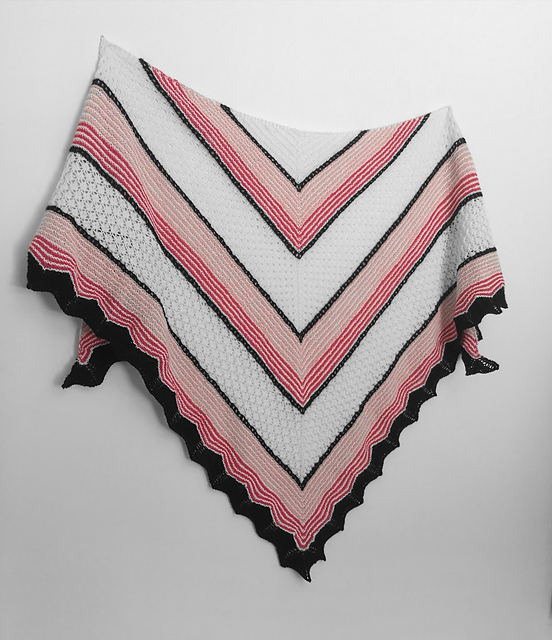 Ripple in Time Shawl
