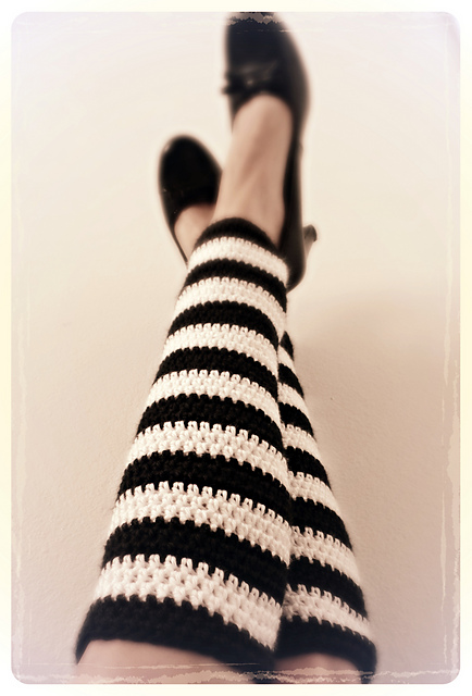 Alice in Wonderland Inspired Leg Warmers