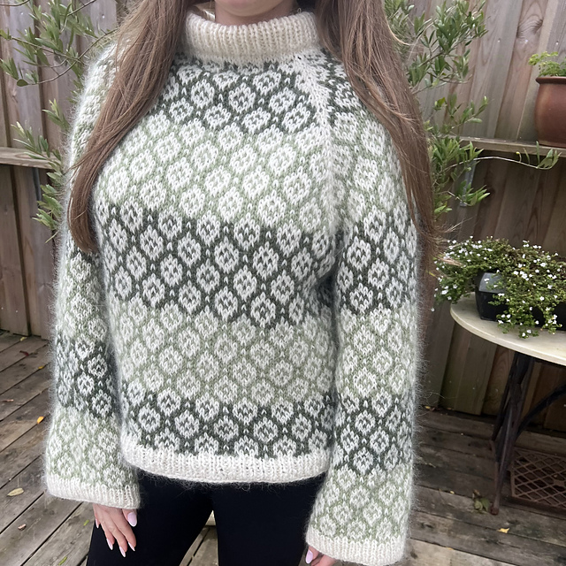 Easy First Colorwork Sweater
