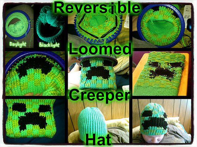 Reversible Loomed Creeper Hat