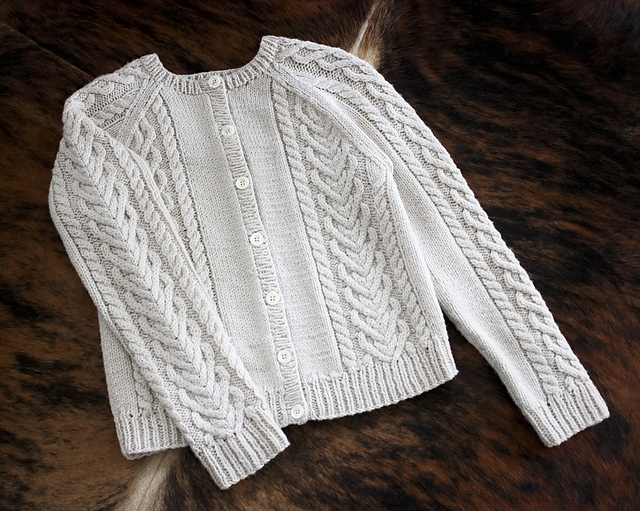 Design H - Cabled Cardigan