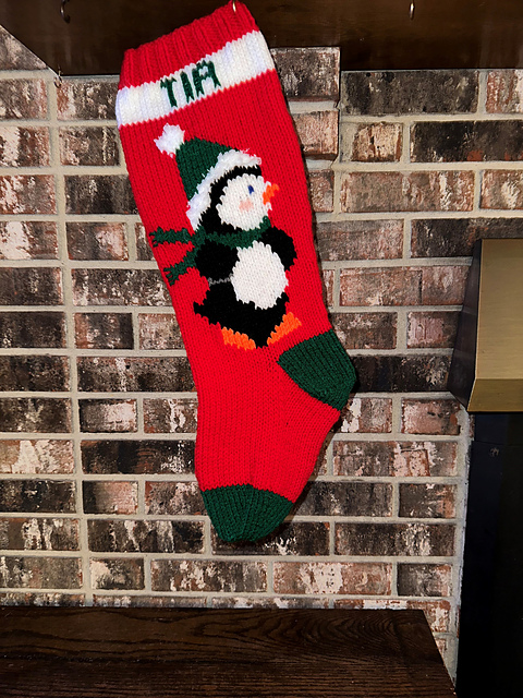 Penguin Christmas Stocking