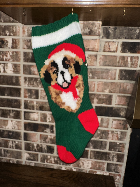 Saint Bernard Stocking
