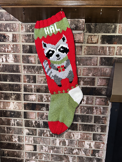 Raccoon Stocking