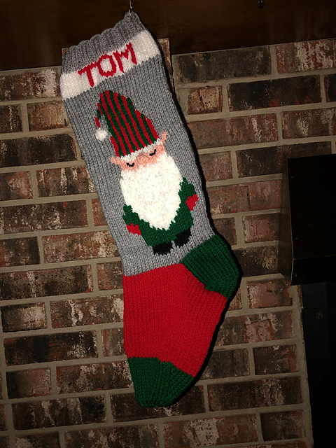 Elf Gnome Stocking
