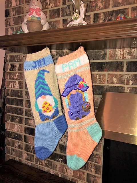 Easter Gnome Stocking
