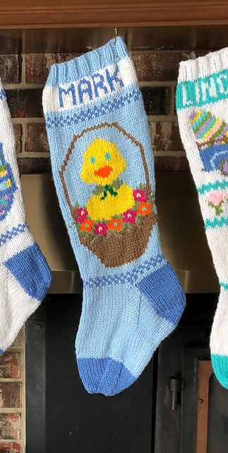Easter Duck Stocking