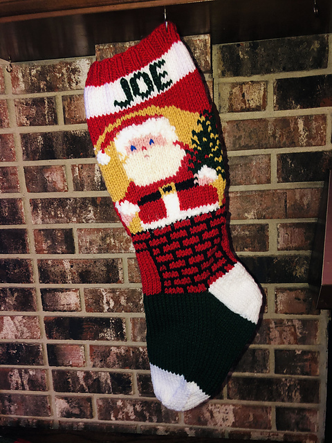 Santa in a Chimney