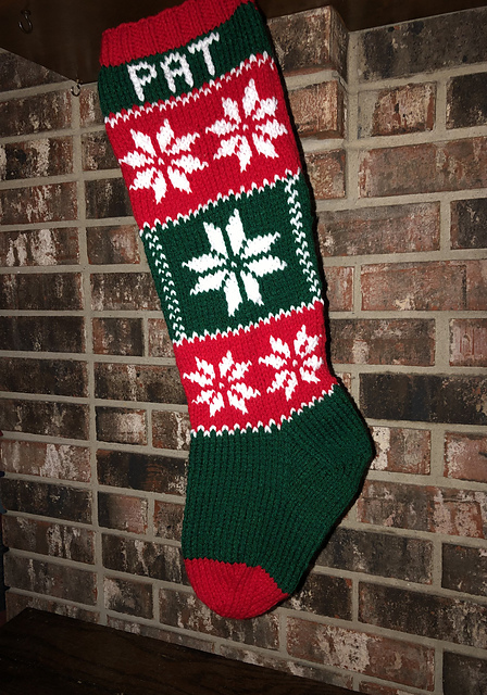 Snowflake Stocking