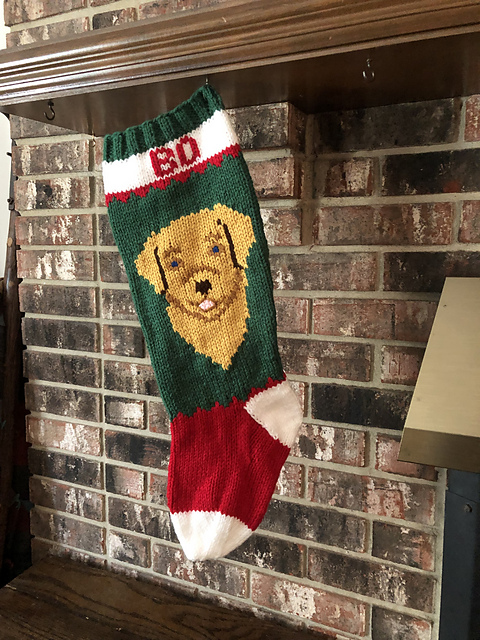 Labrador Dog Stocking