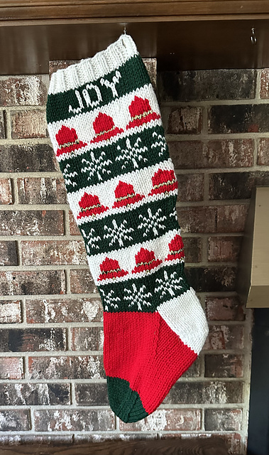 Christmas Bells Stocking
